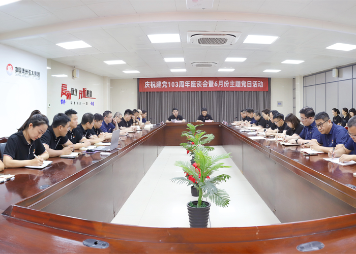 亚洲熟女乱色综合亚洲图片召开庆祝建党103周年座谈会暨6月份主题党日活动